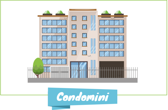 Sistema di chiusura remoto per condomini